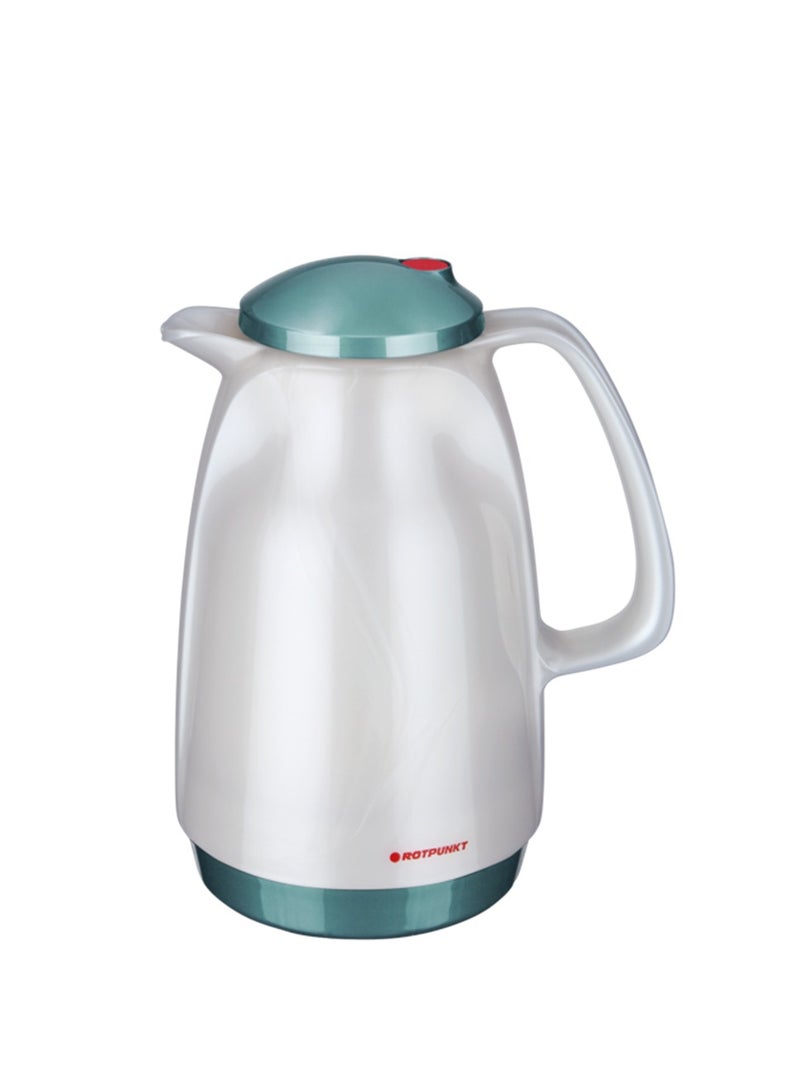 ROTPUNKT Durable and Elegant Design Vacuum Jug White and Blue 1 Liter