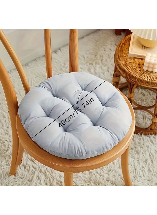 3pcs Yellow Super Soft Thickened Round Chair Cushions For Dining Office And Student Seat - Image 4