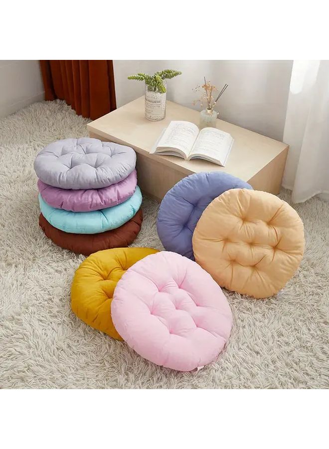 3pcs Yellow Super Soft Thickened Round Chair Cushions For Dining Office And Student Seat - Image 3