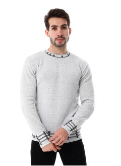 Caesar Wool Mens Pullover With Multi Design  - Image 1