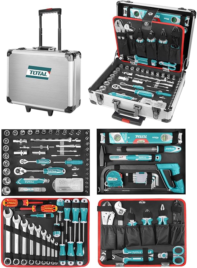 توتال مجموعة أدوات يدوية مكونة من 147 قطعة Thkthp21476 - Image 1