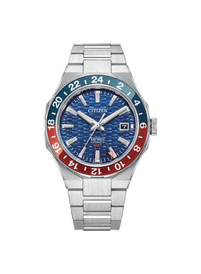 CITIZEN Men's Mechanical Men Blue Stainless Steel Strap Strap - NB6030-59L