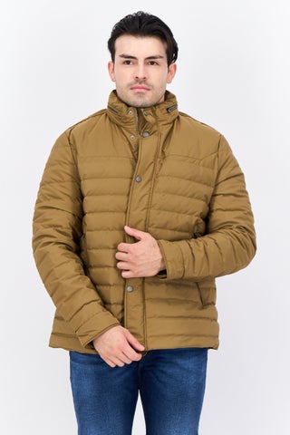 Men Quilted Puffer Jackets, Dark Khaki - pzsku/ZE3788F8DEB436E0E7CEDZ/45/1746231556/40ceee88-1471-4295-b45f-00c8d1c4e1e2