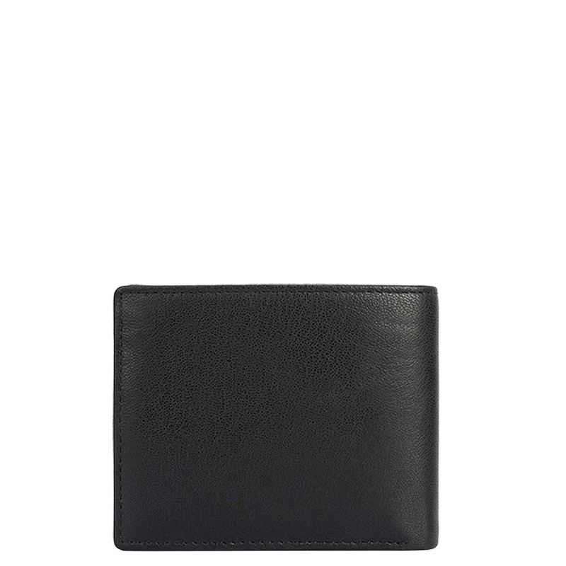 Da Milano black Black Bifold Leather Mens Wallet for Men | Best Price UAE