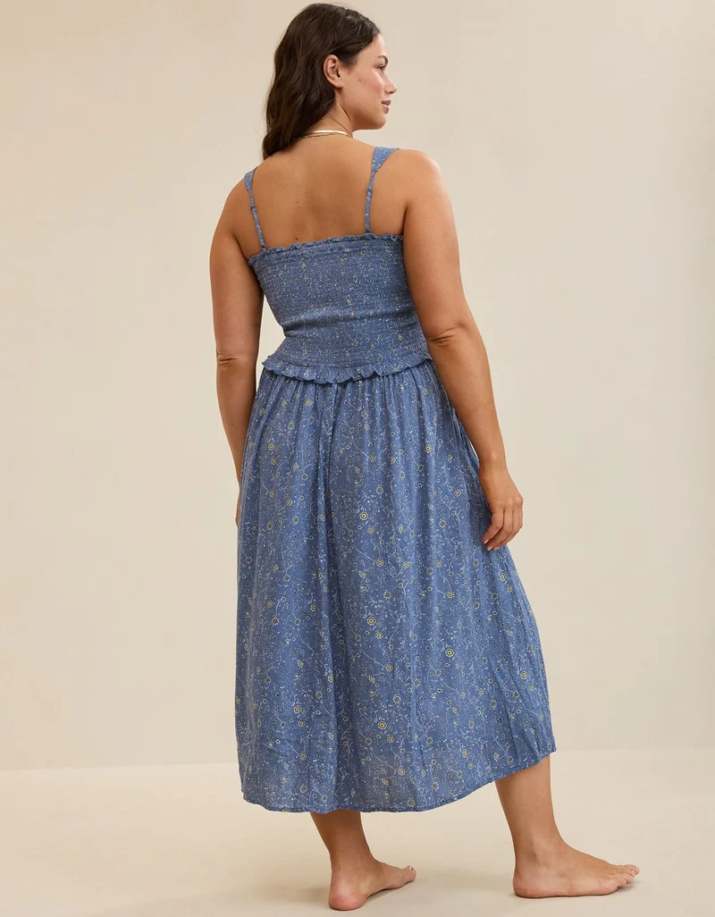 Aerie  Aerie At The Barre Smocked Dress for Women | Best Price UAE