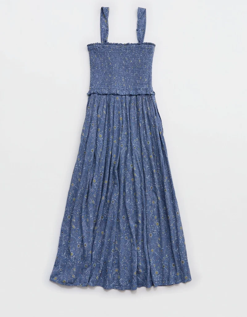 Aerie  Aerie At The Barre Smocked Dress for Women | Best Price UAE