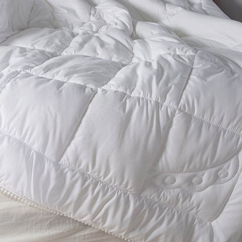 SPREAD SPAIN SPREAD SPAIN Soyabean Microfiber 200 GsmSummer Ac QuiltUltra SoftCosy Comfort For All SeasonsLightweightBreathable QuiltComforterWhiteSingle60X90 Inchestc200  - Image 4