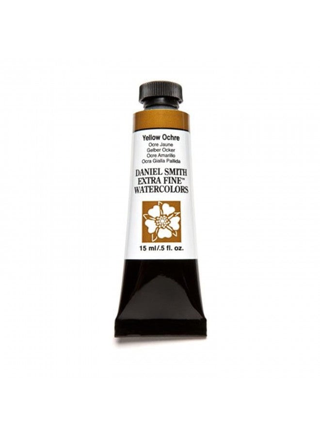 Daniel Smith Extra Fine Watercolor 15ml Paint Tube, Yellow Ochre (284600114), 0.5 Ounce (Pack of 1) - Image 1