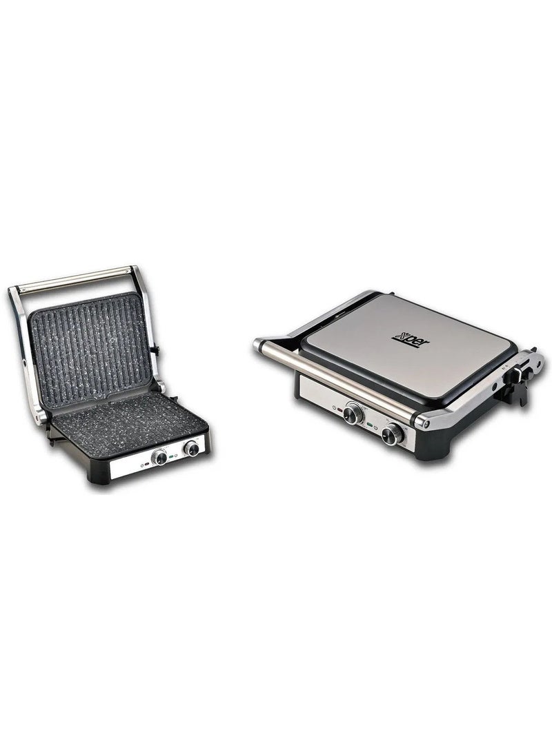Xper Healthy Grill, 2000 Watts, Thermostat, Timer, Granite - XPGR-950M - Image 2