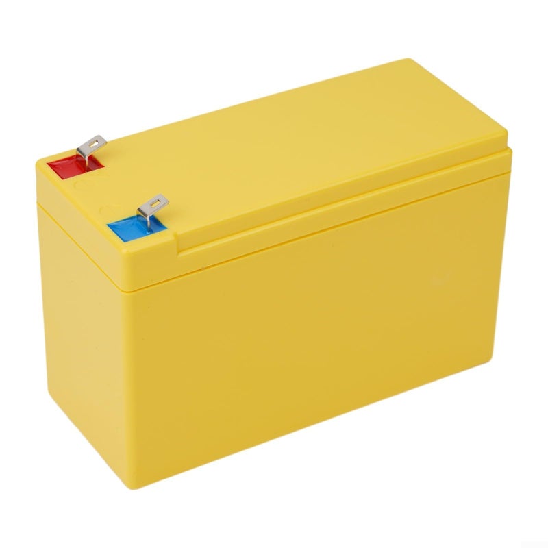 Yellow ABS Battery Case Holder 12V 7Ah For 18 650 Cells DIY Battery Pack Electronics Projects - Image 2