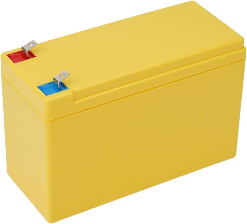 Yellow ABS Battery Case Holder 12V 7Ah For 18 650 Cells DIY Battery Pack Electronics Projects - Image 1