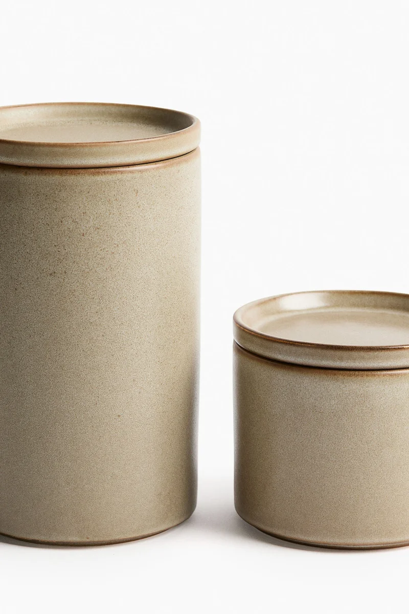 H&M Reactive-glaze jar