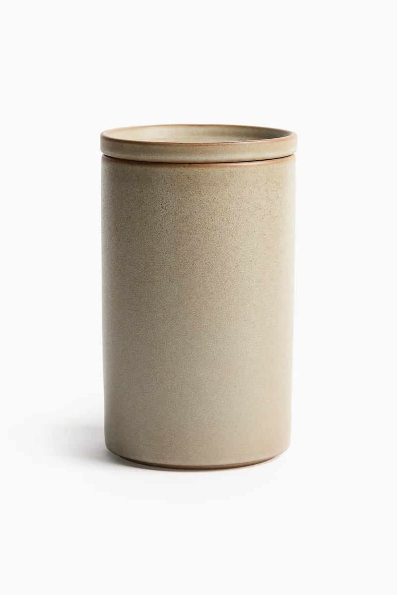 H&M Reactive-glaze jar