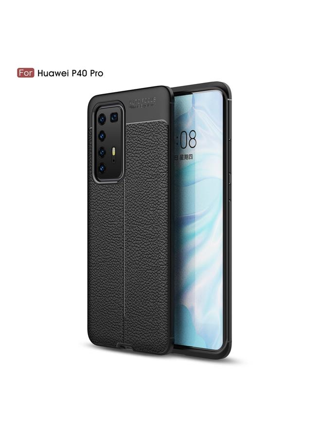 erorex Case For Huawei P40 Pro Litchi Texture TPU Shockproof Case - Image 1