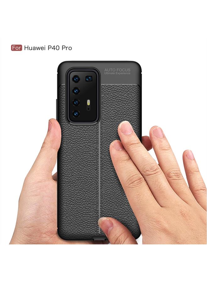 erorex Case For Huawei P40 Pro Litchi Texture TPU Shockproof Case - Image 5