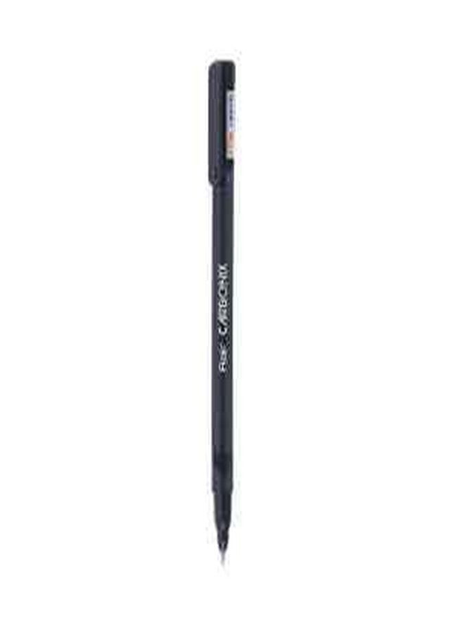 FLAIR Carbonix Ball Pen Jar Pack | 0.5 mm Tip Size | Low-Viscosity Ink For Smudge Free Writing | Comfortable Grip For Smooth Writing Experience | Blue Ink, Set Of 30 Ball Pens - Image 2