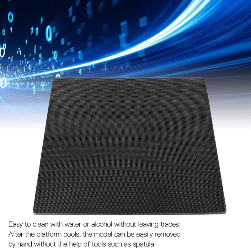لوح سرير زجاج مقوى لطابعة ثلاثية الأبعاد، التصاق ممتاز، 235x235x4 مم - Image 4