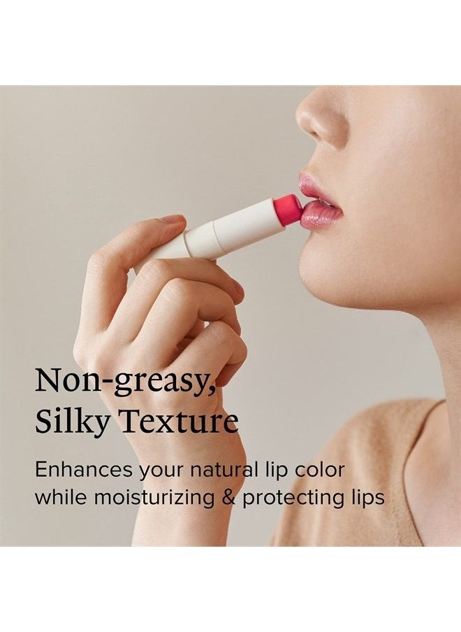 Melixir - Vegan Lip Butter #05 Dewy Rose(Tinted) (+11 more colors), Bee Free, Petrolatum Free, Deep Nourishing Plant-Based Vegan Chapstick, Vegan Lip Balm for Dry, Cracked and Chapped Lips, Moisturizing - Image 1