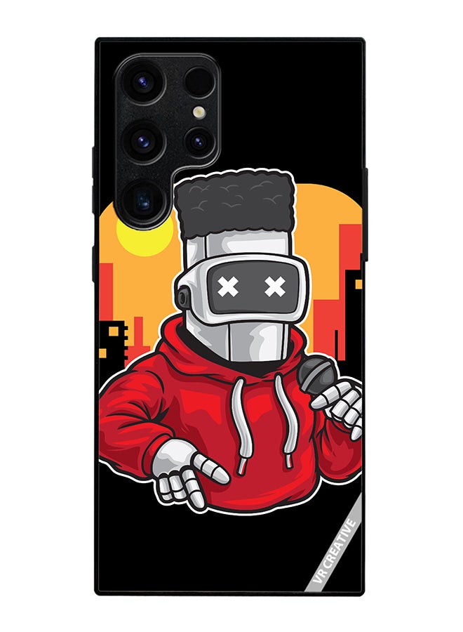 Protective Case Cover For Samsung Galaxy S25 Ultra Robot Dancer Design Multicolour