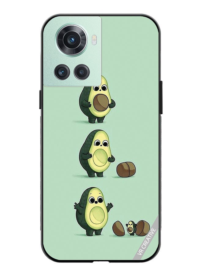 VR CREATIVE Protective Case Cover For OnePlus 10R Avacoda Design Multicolour - Image 1