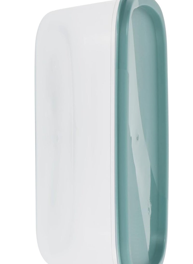 راكسوم مجموعة صناديق تخزين بلاستيكية RF12486، 7 قطع، شفافة، مستطيلة كبيرة، حاويات طعام آمنة للاستخدام في غسالة الأطباق، آمنة للاستخدام في الفريزر، ألوان متنوعة - Image 4