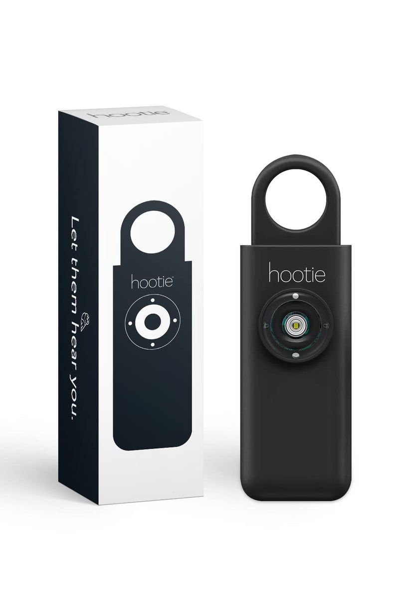 Hootie Personal Safety Alarm, Personal Alarms for Women, Men, & Kids Personal Alarm - Keychain Alarm, Self Defense Alarm, Security Alarm Keychain with 130dB Self Defense Siren & Strobe Light - White - Image 1