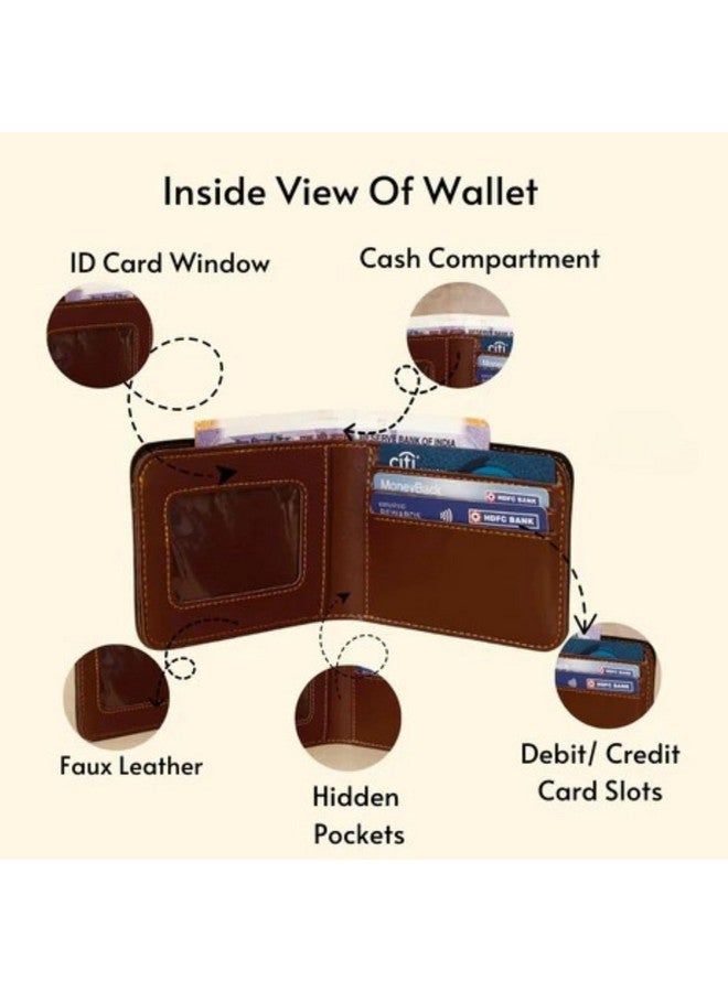 THE CUSTOMISED GIFT هدية مخصصة محفظة جلدية للرجال مع اسم وسحر | هدية للرجل | هدايا عودة لعيد الميلاد | هدايا مخصصة للرجال | هدية راخي راكشا باندان للأخ (مجموعة 1) - Image 3