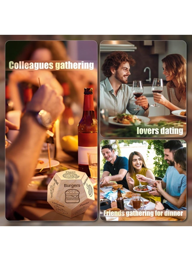2 Pcs Food Decision Dice for Couples – Dice Games, Couples Gift Ideas for Him and Her, Birthday and Valentine's Day Gifts for Boyfriend, Girlfriend, Men, Women, Wife, Husband - Image 5