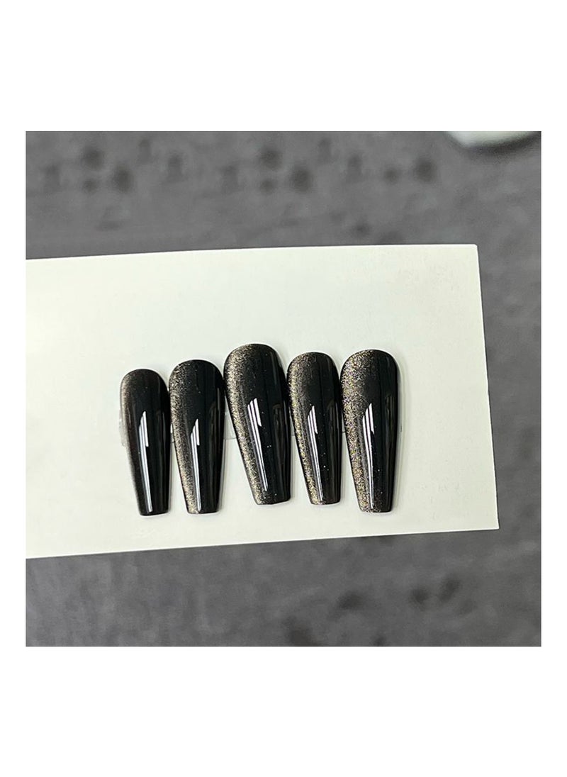 Miss Gooey Gel Nails Polish Set UV LED Needs Super Shiny Color Long Lasting,Cat Eye Glitter with Magnetic Stick Kit ,Quick Drying Magnetic Art Manicure DIY At Home Soak for Women  - Image 3