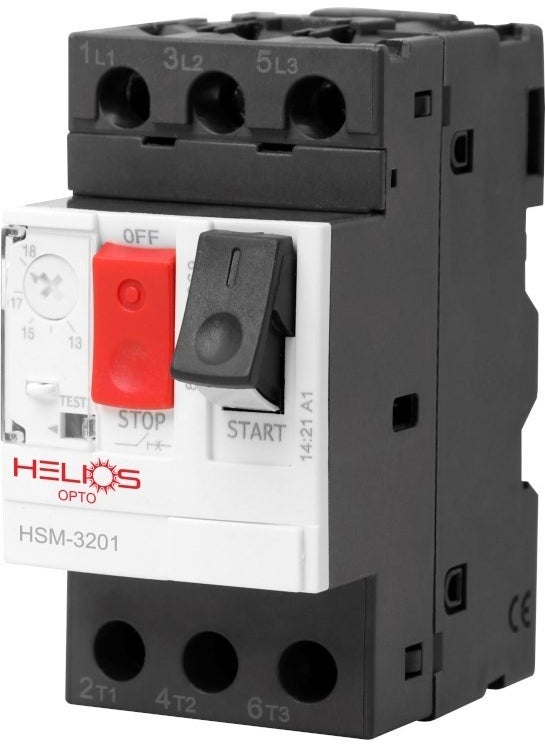 Helios Opto Motor Protection Switch 6.3A 4 - 6.3A ( My-32 ) HSM-3203 