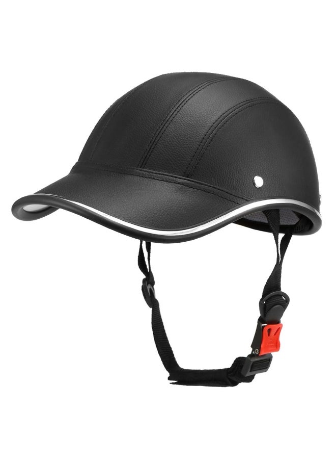Generic Outdoor Sports Cycling Safety Helmet Baseball Cap Hat for Motorcycle Bike Scooter 