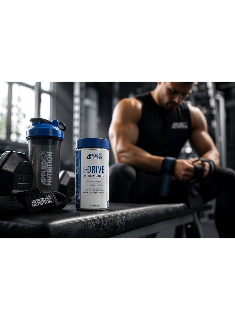 Applied Nutrition i-Drive Insulin Driver Capsules 120 Count Nutrient Partitioning Support for Muscle Performance Recovery & Workout Efficiency 60 Servings - Image 4