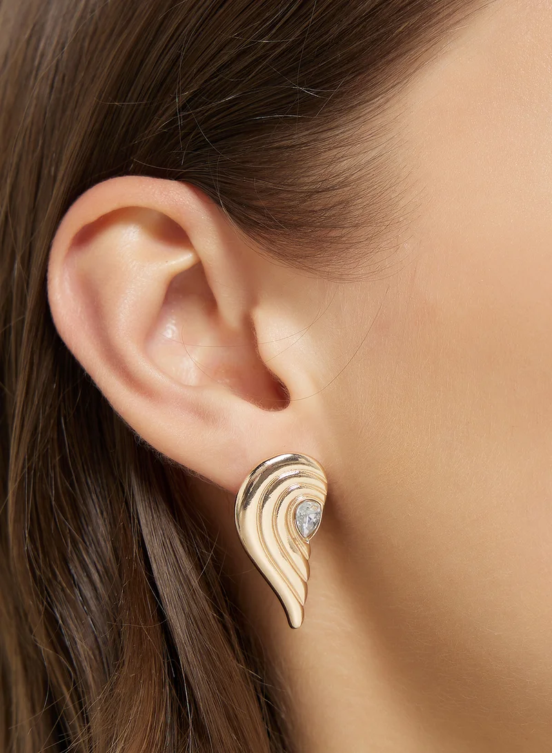 ELLA Heart Stone Earrings