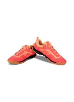Nivia Nivia Powerstrike 2.0 Badminton Shoes for Mens | Phylon, Natural Rubber Sole with Breathable mesh Upper for Sports, Badminton, Volleyball, Squash, Table Tennis | Non Marking Sole (Peach/Coral) UK-7  - Image 2