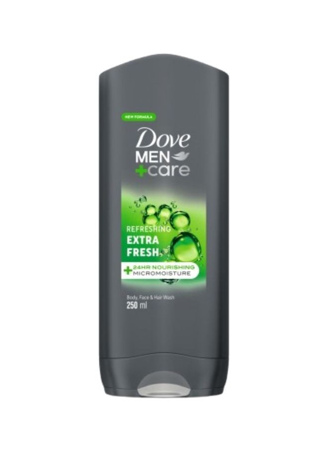 دوف من 3 In 1 Refreshing Cleanser Extra Fresh Body, Face and Hair Wash  - Image 1