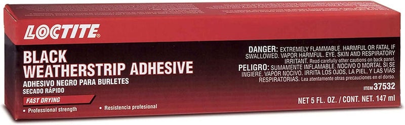 Loctite 495541 Black Weatherstrip Adhesive Tube, 5-fl. oz. Quick available purchase options - Image 1