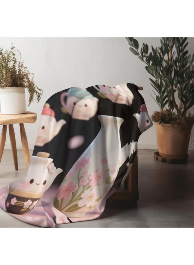 عام بطانية رقيقة من الفانيلا الكرتونية للأطفال والرضع (دافئة ومريحة، ومناسبة للنوم والألعاب) 70 سم * 100 سم - Image 5