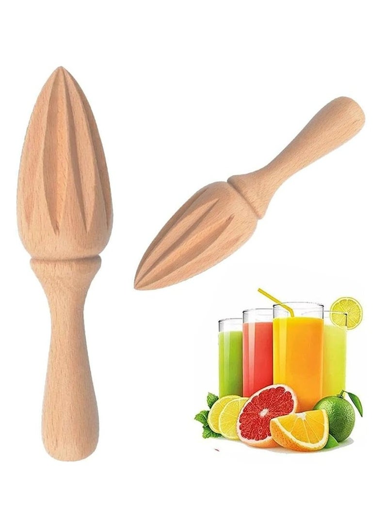 Oasisgalore - Handheld Wooden Citrus Reamer, Lemon Juicer, Portable Fruit Squeezer for Home, Cafe Use. - Image 1