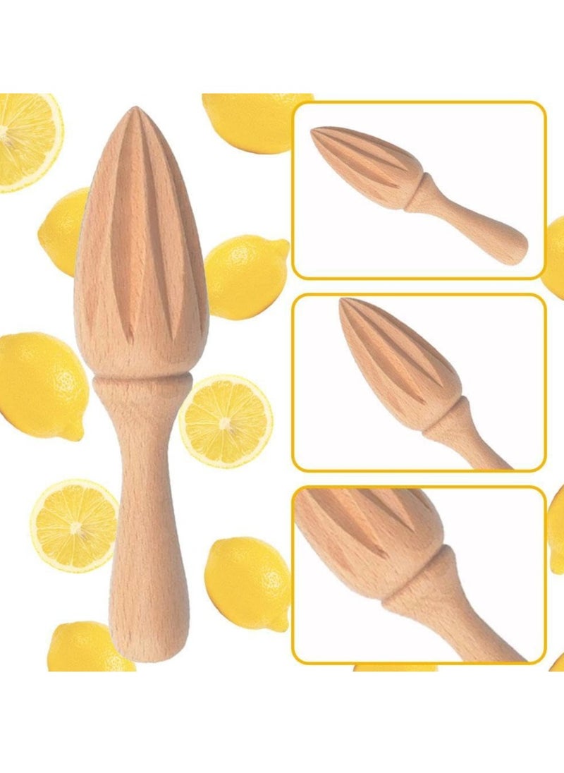 Oasisgalore - Handheld Wooden Citrus Reamer, Lemon Juicer, Portable Fruit Squeezer for Home, Cafe Use. - Image 1