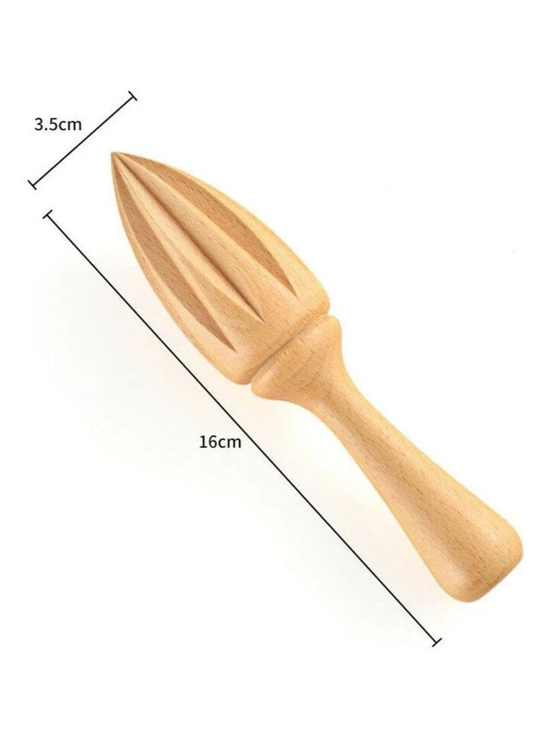 Oasisgalore - Handheld Wooden Citrus Reamer, Lemon Juicer, Portable Fruit Squeezer for Home, Cafe Use. - Image 1