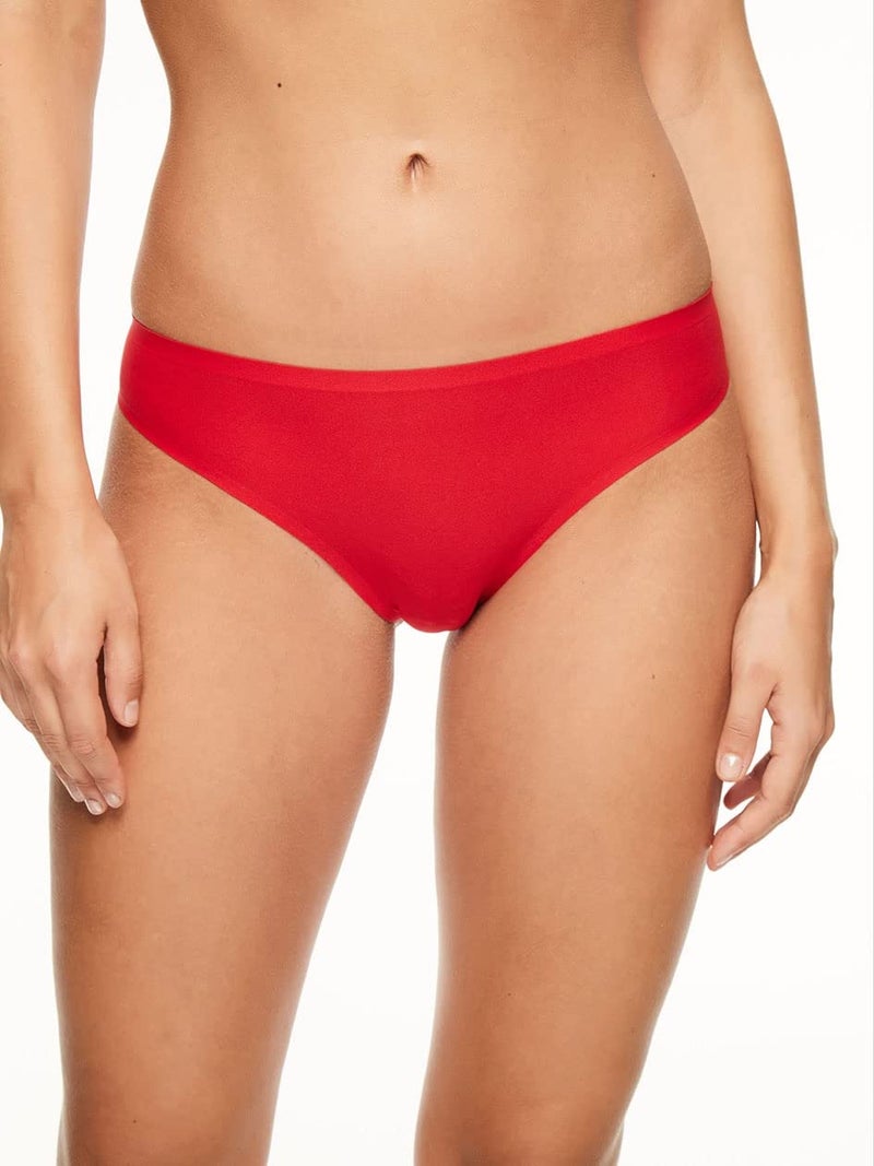 Chantelle Women's Thong, Poppy Red, 1 Pack - Image 4