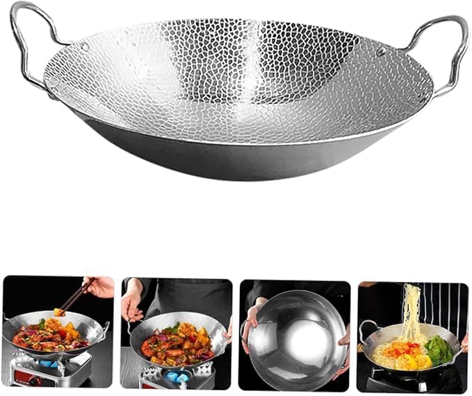 PIPULSE Stainless Steel Kadhai Versatile Cooking Vessel Cookware 2500 ML - Image 3
