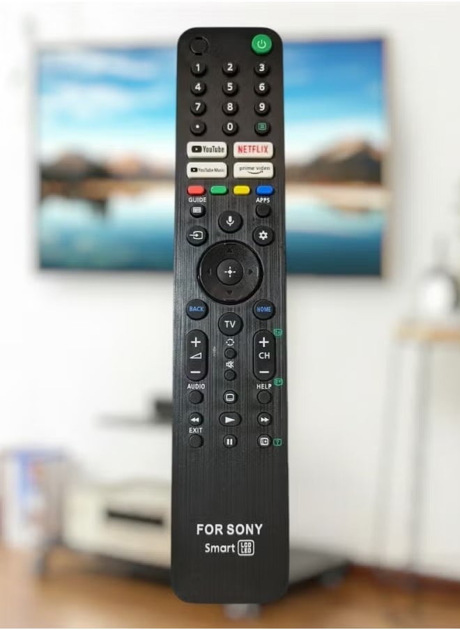 HuHa - RMF-TX500P Replacement Remote Control Compatible with Sony TV KD-75X8000H KD-75X8500G KD-75X9000H KD-75X9500G KD-75X9500H KD-85X8000H KD-85X8500G KD-85X9000H KD-85XKD-9500g kd-65x9000h - Image 1