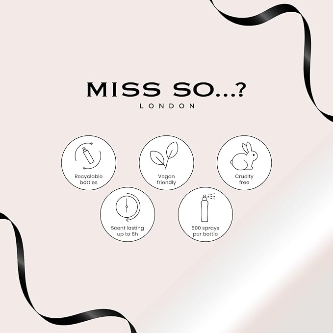 So..? Miss So Womens Starlet Perfume Mist Spray 140ml - Image 3
