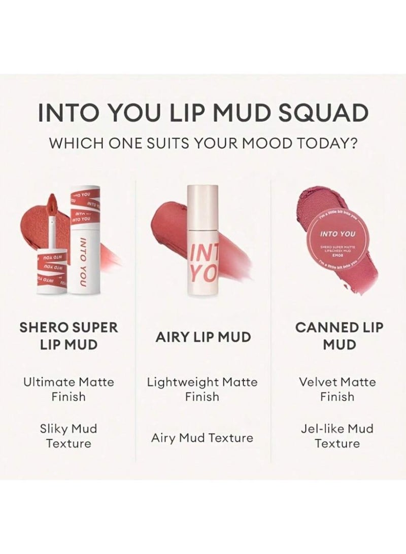 INTO YOU Customized Airy Lip Mud Lightweight&moisturizing W8 - Image 2