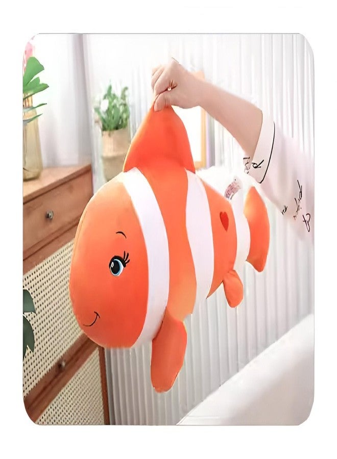 DTR Creation Nemo Fish Plush Toy 40 cm | Soft Stuffed for Kids | Cute Orange Fish Doll | Ultra Soft Fabric | Birthday Gift for Boys & Girls | Room Décor - Image 5