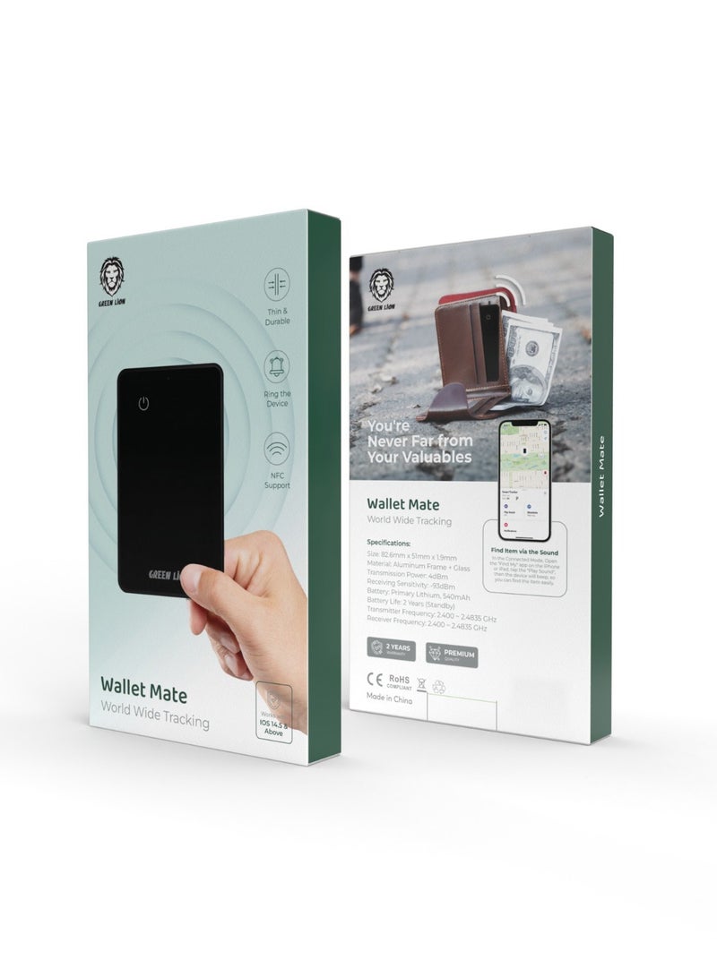 GREEN LION Wallet Mate Card Finder for Safeguarding your Valuable Belongings / Thin & Durable for Wallets and Card Holders - Black  - Image 2