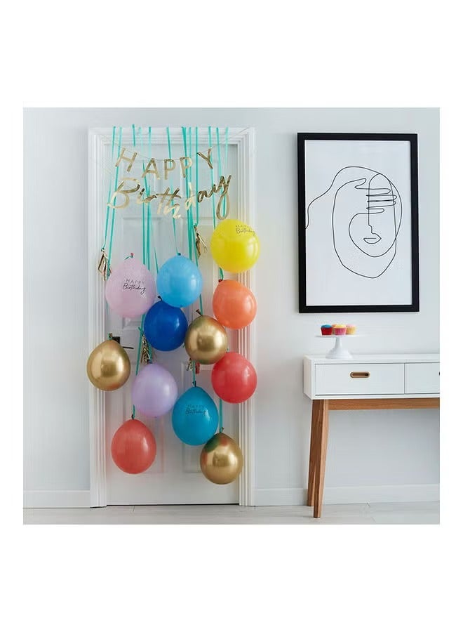 Ginger Ray Happy Birthday Balloon Door Kit