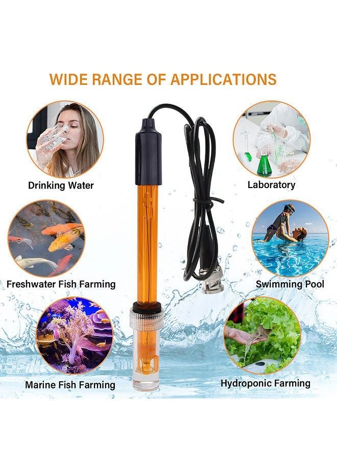 ORP Replacement Probe Aquarium Hydroponic Laboratory Electrode Oxidation-Reduction Potential Test BNC Q9 Connector - Image 3