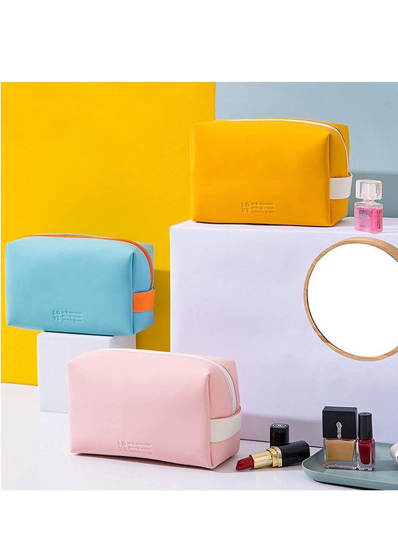 KASTWAVE - Small Makeup Bag, Travel Cosmetic Bag for Women Girls, Zipper Pouch Makeup Organizer - Image 1
